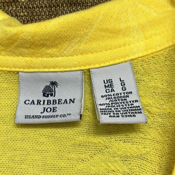 Caribbean Joe short sleeve tee top canary yellow - Picture 2 of 4